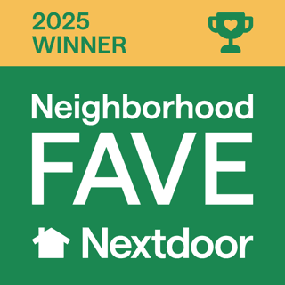 Nextdoor Neighborhood Fave 2025 badge